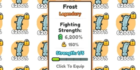 ARM / HAND FROST ( 6200% WORLD ) + ( 150% CHRISTMAS EVENT )