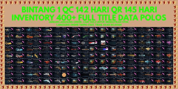 Gambar Product STAR 1 QC 142 DAYS QR 145 DAYS INVENTORY 400+ EMAIL&PASSWORD CAN BE REPLACED WITH FULL TITLE (DO NOT LGSNG ORDER, CHAT FIRST. CODE SPR4]