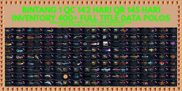 STAR 1 QC 142 DAYS QR 145 DAYS INVENTORY 400+ EMAIL&PASSWORD CAN BE REPLACED WITH FULL TITLE (DO NOT LGSNG ORDER, CHAT FIRST. CODE SPR4]
