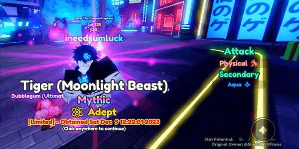 Gambar Product Tiger (Moonlight Beast)