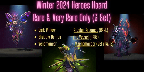 Gambar Product Winter 2024 Heroes' Hoard Batch (Rare, Very Rare Only)