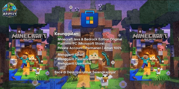Beli Akun Akun Minecraft Java Edition Original Microsoft store ...