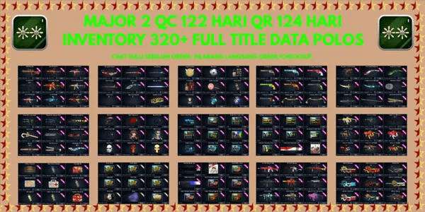 MAJOR 2 QC 122 DAYS QR 124 DAYS INVENT 320+ FULL TITLE DATA GUARANTEED PLAIN [DON'T LGSNG ORDER, CHAT FIRST. CODE.SPR5]