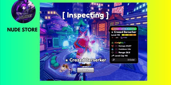 Gambar Product Crazed Berseker Almighty ( Evo ) - Anime Defender