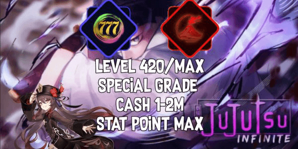 Gambar Product Akun Jujutsu Infinite Lvl Max, Innate Gamble Fever + Volcano