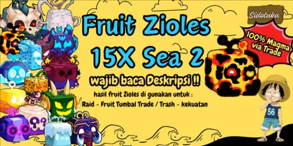 Gambar Product Fruit Zioles 15X sea 2 - 100% Magma Via Trade