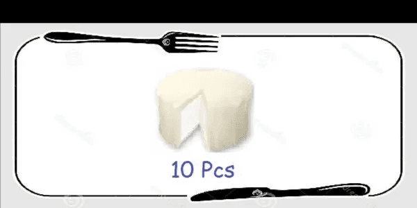 Goat Cheese - Goat cheese = 10 pcs