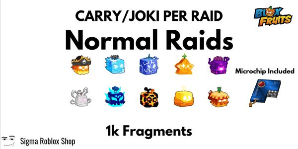 Gambar Product Joki per raid/fragment by Req