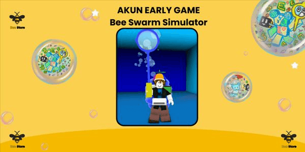 Gambar Product Akun Early Game (Blue) - Bee Swarm Simulator