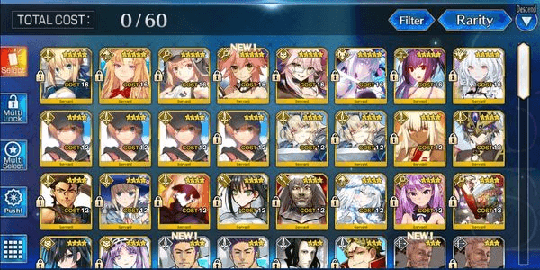 Gambar Product [NA][Starter] Castoria + Tamamo + Koyanskaya + Morgan + Skadi Summer + Lady Avalon