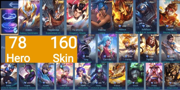 RECALL SEAL OF ANVIL STAR HAYABUSA LUCKYBOX ESTES VALENTINE FANNY M5 YU ZHONG LB GRANGER TIGREAL KOF KARINA EPIC FREYA LING NANA ETC CHEAP ACCOUNT (#189)