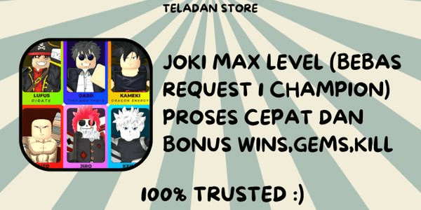 Gambar Product Joki Level MAX All Champion