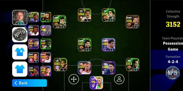 Gambar Product Akun Trio MSN (Messi Suarez Neymar) + Pack Barcelona