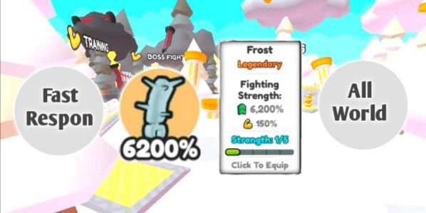 Gambar Product [ All World ] Frost (6200% Strenght) | Arm Wrestle Simulator