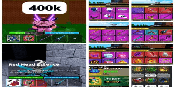 Gambar Product AKUN BLOXFRUIT PERMANEN DRAGON + CYBORG FULLGEAR