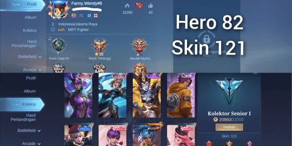 Gambar Product AKUN SULTAN + SKIN EPIC LIMITED