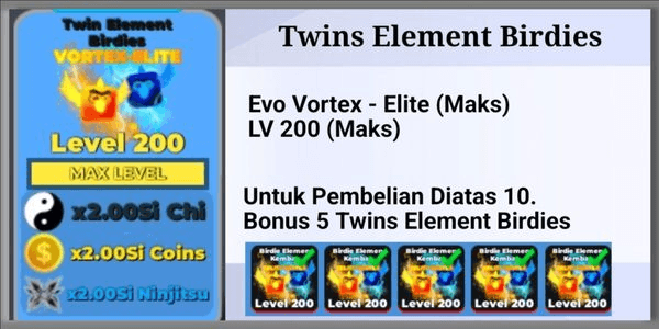 Gambar Product Twin Element Birdies