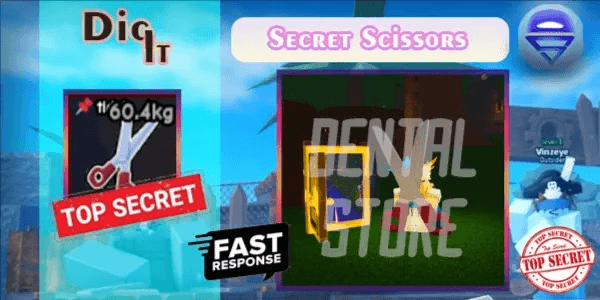Secret Scissors Bonus++ |Dental Store| Dig it