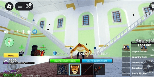 Gambar Product Akun Blox Fruit Leopard + God Human + CDK +Hallow scyhte