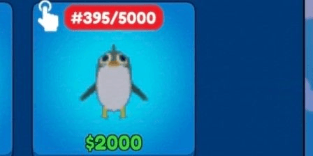 Gambar Product [SERIAL] Penguin Pet #395 CLEAN - Bid Battles RBL