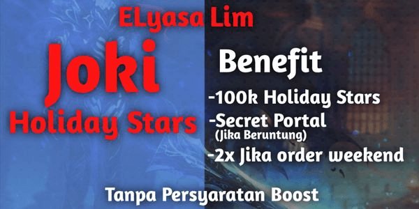 Gambar Product Joki Get 100k Holiday Stars Anime Adventures