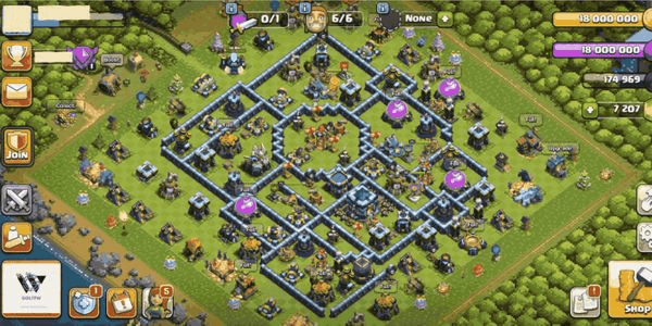 Gambar Product Town Hall 13 DEFENSE MAX | HERO MAX | GEMS 7000 | SETIAP HERO BERSKIN