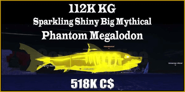 Gambar Product [100K KG] Sparkling Shiny Big Mythical Phantom Megalodon