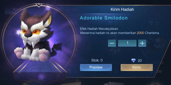 Gambar Product Adorable Smilodon