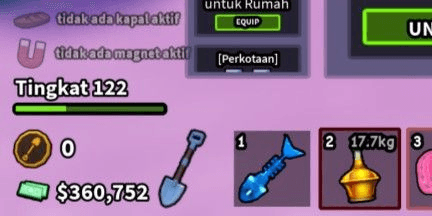 Gambar Product Akun Level 100+ Meg Shovel | Dig it