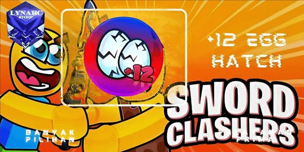 Gambar Product +12 Egg Hatch - Sword Clashers Simulator