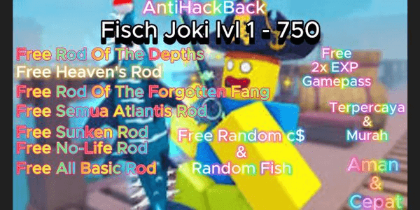 Gambar Product Fisch Joki lvl 1 - 750 Banyak Bonus!!! Baca Deskripsi
