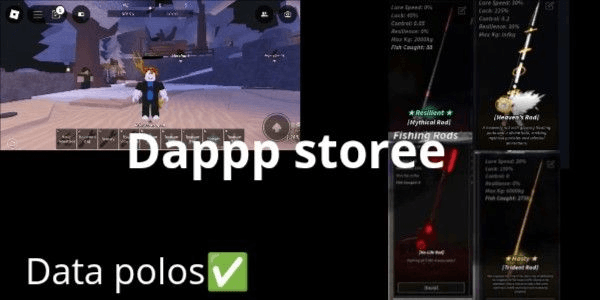 Gambar Product Akun fisch GG ROTD+Heavens rod (spek lengkap baca deskripsi)