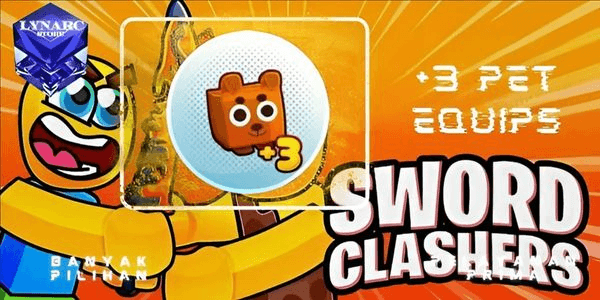 Gambar Product +3 Pet Equips - Sword Clashers Simulator