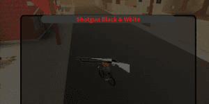 Da hood | Shotgun (Black and white skin (Rare)