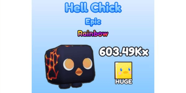 Gambar Product Huge Rainbow Hell chick 603,49Kx - Fish Training
