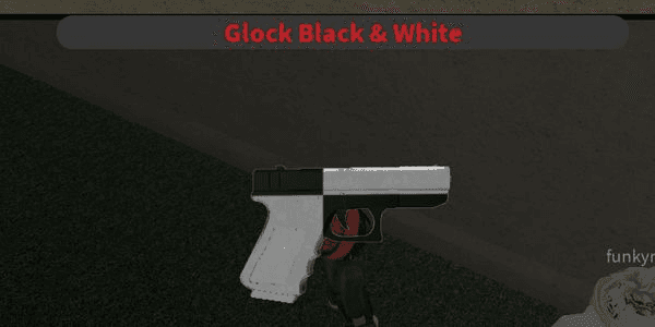Gambar Product Da Hood | Glock Black and White (Rare Glock Skin)
