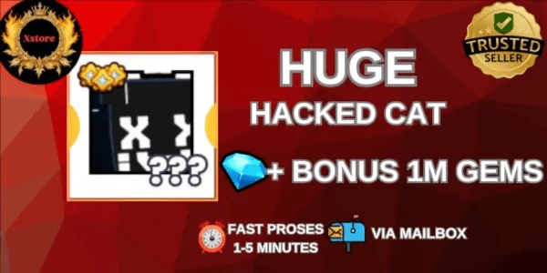 Huge Hacked Cat