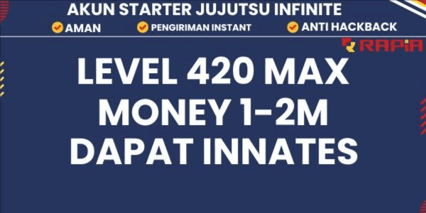 Gambar Product Akun Jujutsu Infinite Level MAX - 1-2M Cash - Bonus INNATES