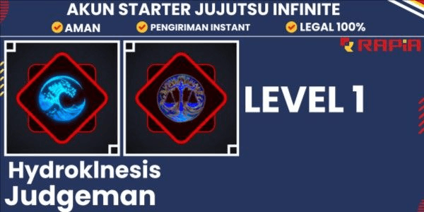 Gambar Product Akun Starter Jujutsu Infinite - Judgeman and Hydroklnesis