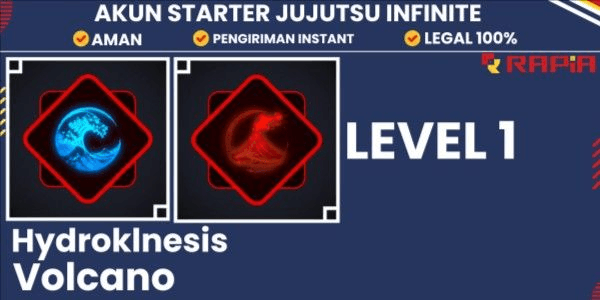 Gambar Product Akun Starter Jujutsu Infinite - Volcano and Hydrokinesis