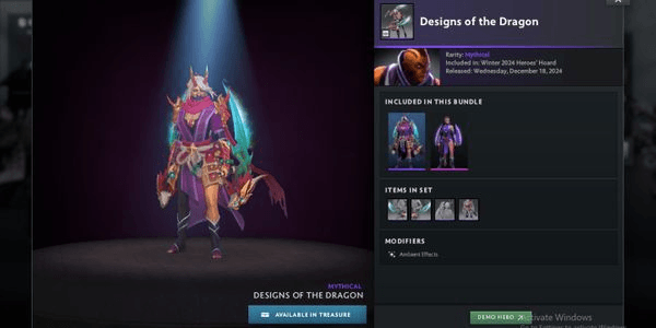 Gambar Product Designs of The Dragon (Bundle Anti Mage (Persona) Winter 2024 Heroes Hoard)