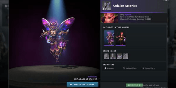 Gambar Product Ardalan Arsonist (Bundle Dark Willow Winter 2024 Heroes Hoard)