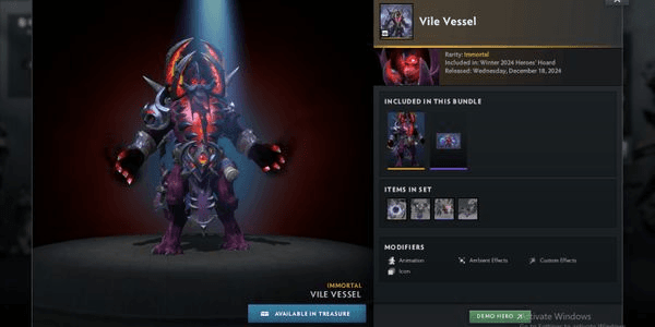 Gambar Product Vile Vessel (Bundle Shadow Demon Winter 2024 Heroes Hoard)