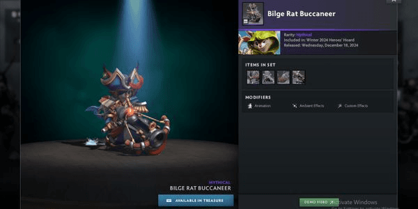 Gambar Product Bilge Rat Buccaneer (Bundle Hoodwink Winter 2024 Heroes Hoard)