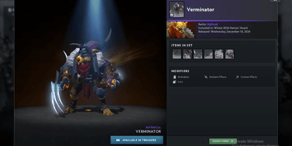 Gambar Product Verminator (Bundle Bounty Hunter Winter 2024 Heroes Hoard)