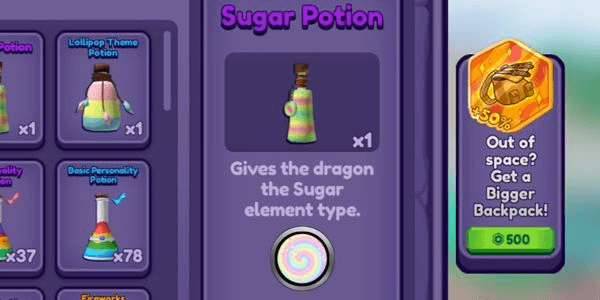 Gambar Product Sugar Potion