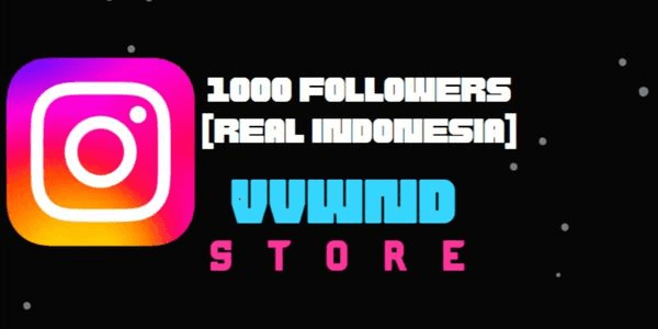 Gambar Product Akun 1000 Followers (Followers Real Indonesia)