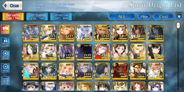 Gambar Product [NA] Akun FGO NA 21 SSR (23 WNP)