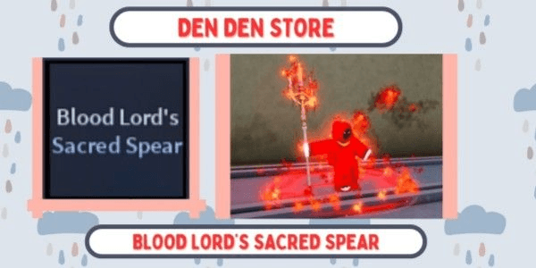 Gambar Product BLOOD LORD'S SACRED SPEAR SKIN - A Universal Time + Bonus 3 Event Skin