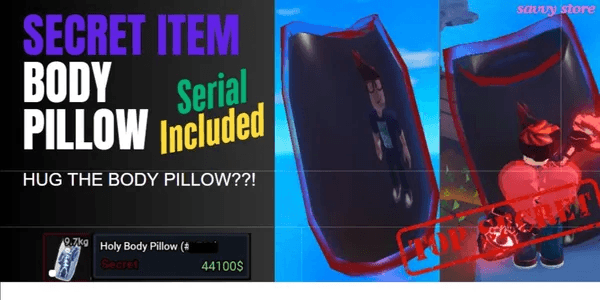 Secret Body Pillow | Dig It RBL